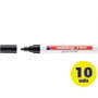 Edding Marcador Permanente 750 Negro Set de 10 unidades